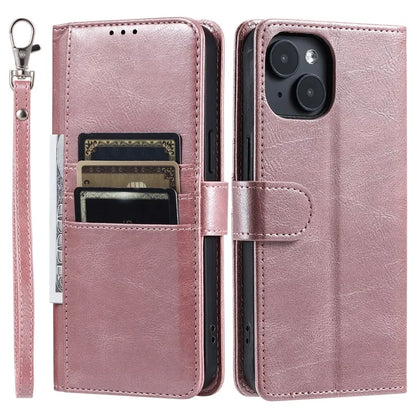 013 Style For iPhone 14 Case Leather 6 Card Holders Phone Wallet Cover