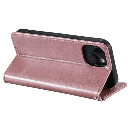 013 Style For iPhone 14 Case Leather 6 Card Holders Phone Wallet Cover