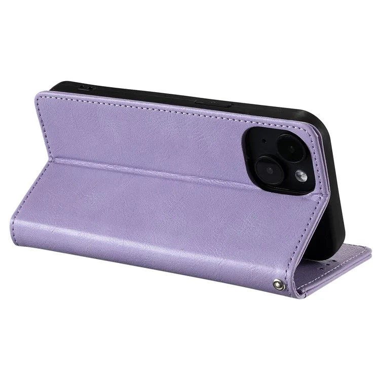 013 Style For iPhone 14 Case Leather 6 Card Holders Phone Wallet Cover