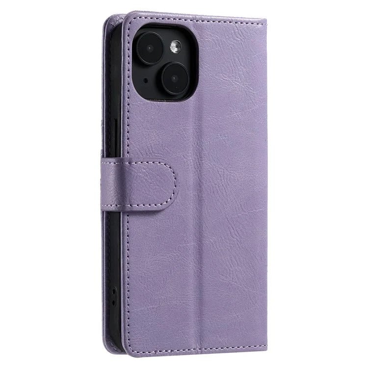 013 Style For iPhone 14 Case Leather 6 Card Holders Phone Wallet Cover