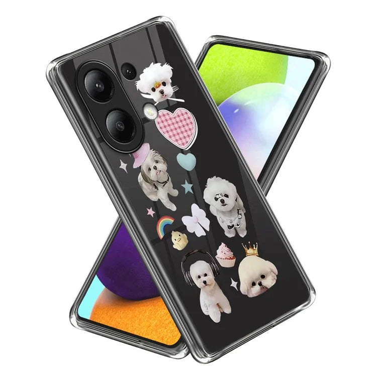 For Xiaomi Redmi Note 13 4G Slim Case Pattern Printing TPU Phone Cover