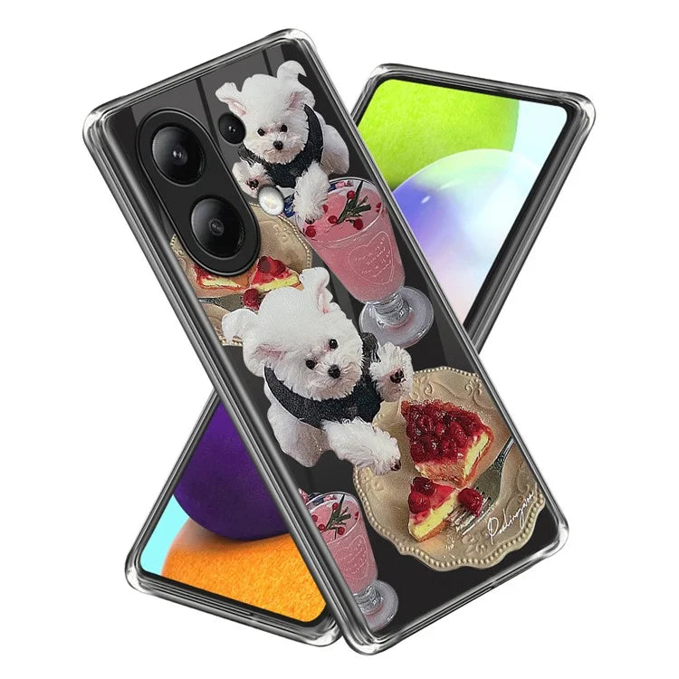 For Xiaomi Redmi Note 13 4G Slim Case Pattern Printing TPU Phone Cover