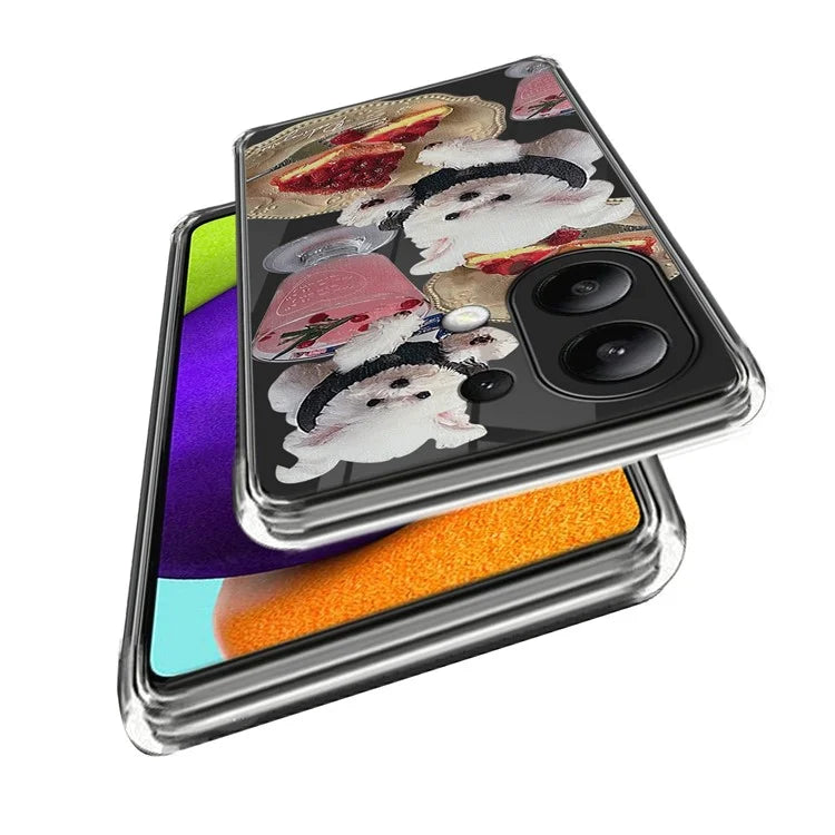 For Xiaomi Redmi Note 13 4G Slim Case Pattern Printing TPU Phone Cover