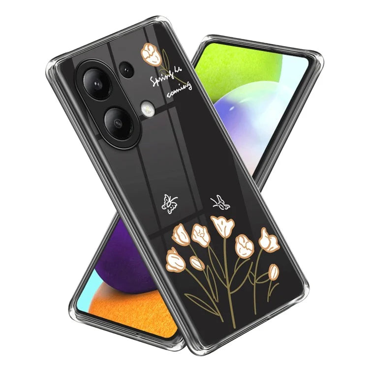 For Xiaomi Redmi Note 13 4G Slim Case Pattern Printing TPU Phone Cover