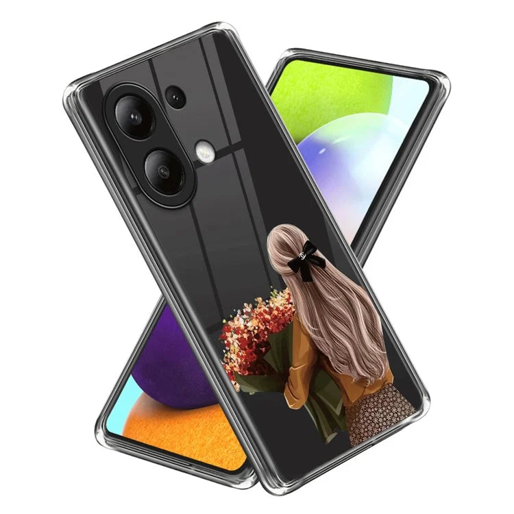For Xiaomi Redmi Note 13 4G Slim Case Pattern Printing TPU Phone Cover