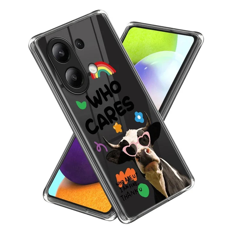 For Xiaomi Redmi Note 13 4G Slim Case Pattern Printing TPU Phone Cover