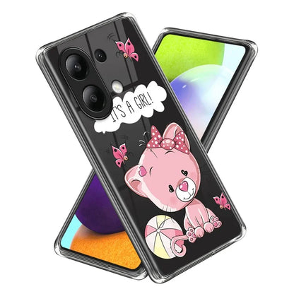 For Xiaomi Redmi Note 13 4G Case Soft TPU Pattern Printed Phone Shell