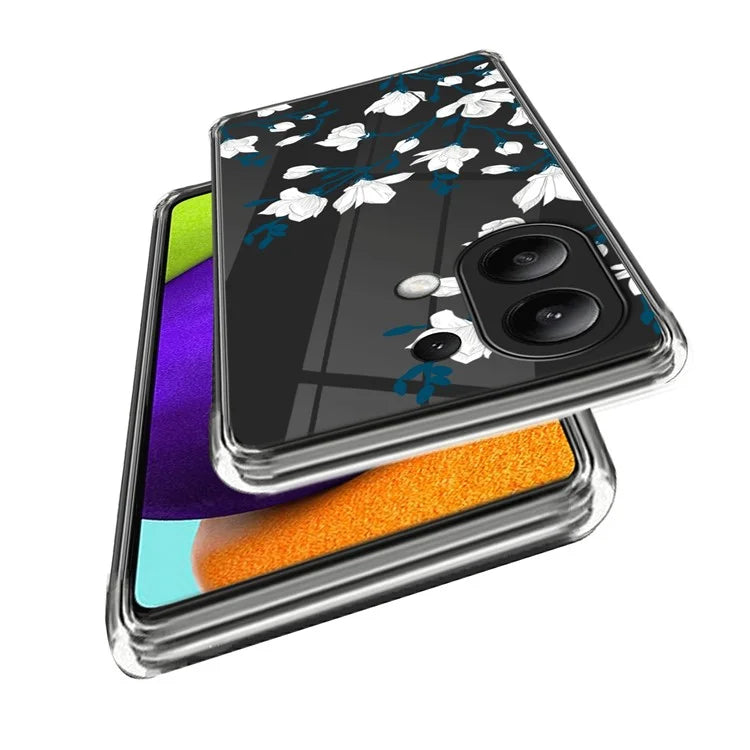 For Xiaomi Redmi Note 13 4G Case Soft TPU Pattern Printed Phone Shell