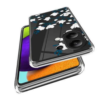 For Xiaomi Redmi Note 13 4G Case Soft TPU Pattern Printed Phone Shell
