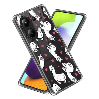 For Xiaomi Redmi Note 13 4G Case Soft TPU Pattern Printed Phone Shell