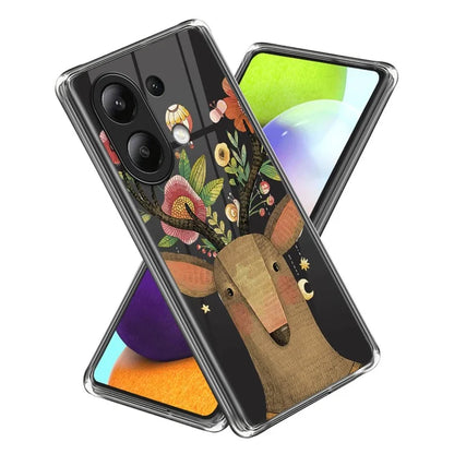 For Xiaomi Redmi Note 13 4G Case Soft TPU Pattern Printed Phone Shell