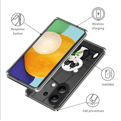 For Xiaomi Redmi Note 13 4G Case Soft TPU Pattern Printed Phone Shell