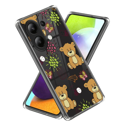 For Xiaomi Redmi Note 13 4G Case Soft TPU Pattern Printed Phone Shell