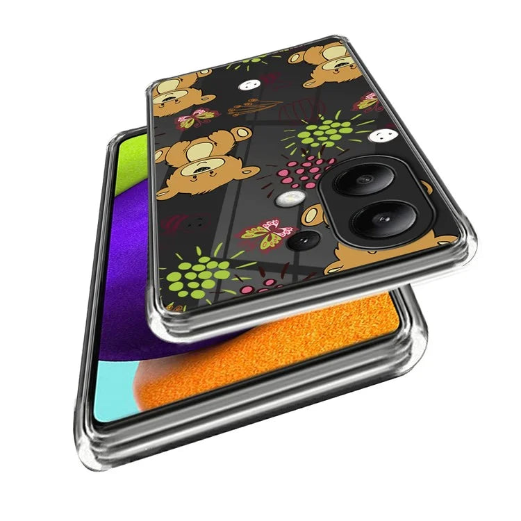 For Xiaomi Redmi Note 13 4G Case Soft TPU Pattern Printed Phone Shell
