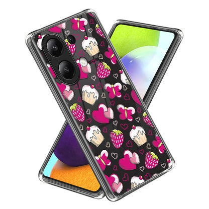 For Xiaomi Redmi Note 13 4G Case Soft TPU Pattern Printed Phone Shell