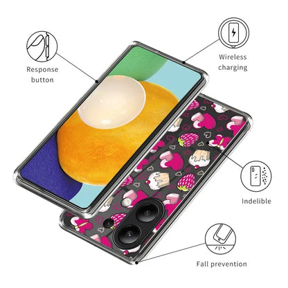 For Xiaomi Redmi Note 13 4G Case Soft TPU Pattern Printed Phone Shell