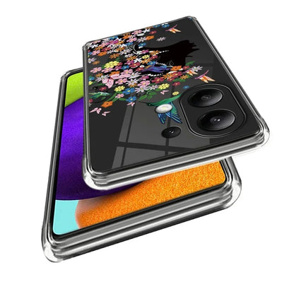 For Xiaomi Redmi Note 13 4G Case Soft TPU Pattern Printed Phone Shell