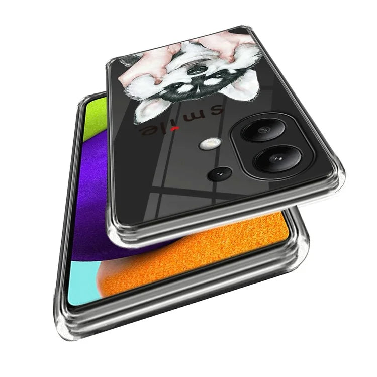 For Xiaomi Redmi Note 13 4G Phone Case Pattern Printing TPU Shock Absorbing Cover