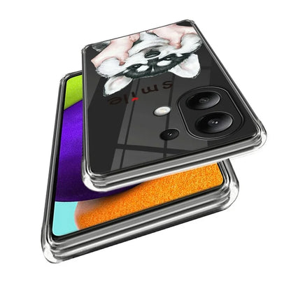 For Xiaomi Redmi Note 13 4G Phone Case Pattern Printing TPU Shock Absorbing Cover