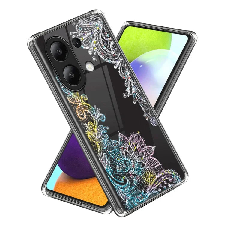 For Xiaomi Redmi Note 13 4G Case Slim Pattern Printed TPU Phone Cover