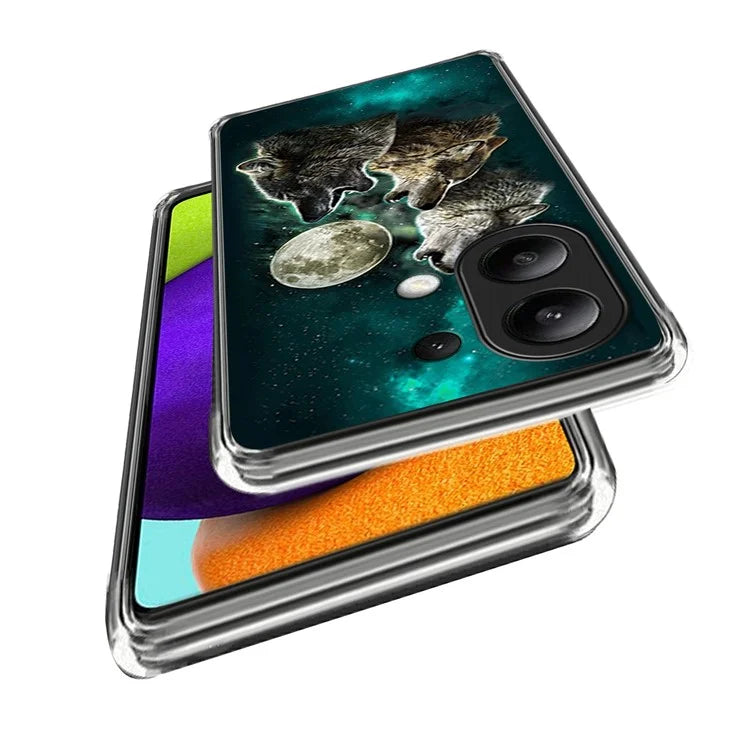 For Xiaomi Redmi Note 13 4G Case Slim Pattern Printed TPU Phone Cover