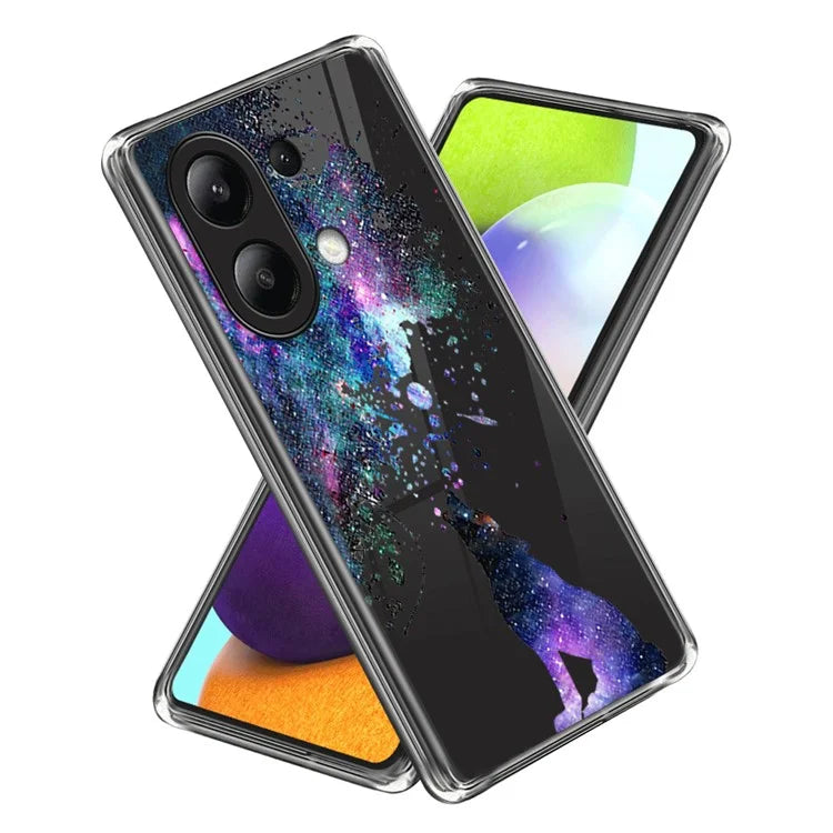 For Xiaomi Redmi Note 13 4G Case Slim Pattern Printed TPU Phone Cover