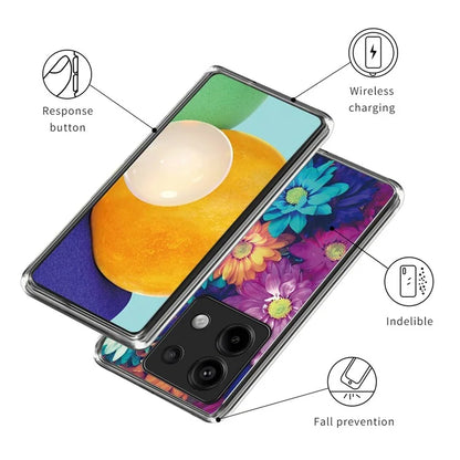 For Xiaomi Redmi Note 13 Pro 5G / Poco X6 5G Case Slim-Fit Pattern Printing TPU Back Phone Cover