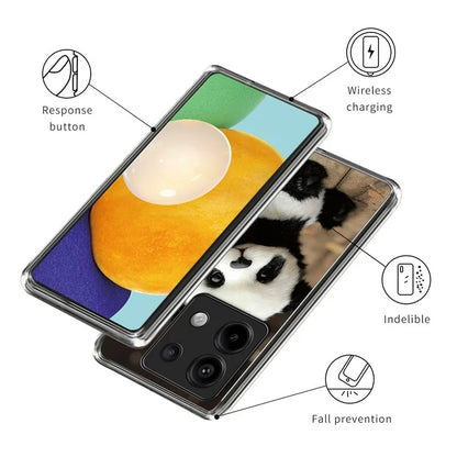 For Xiaomi Redmi Note 13 Pro 5G / Poco X6 5G Case Slim-Fit Pattern Printing TPU Back Phone Cover