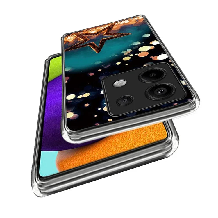 For Xiaomi Redmi Note 13 Pro 5G / Poco X6 5G Case Slim-Fit Pattern Printing TPU Back Phone Cover