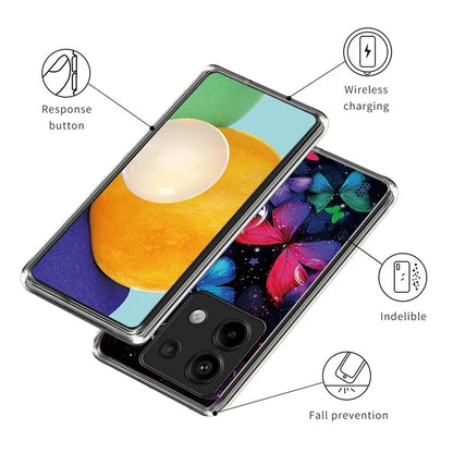 For Xiaomi Redmi Note 13 Pro 5G / Poco X6 5G Case Slim-Fit Pattern Printing TPU Back Phone Cover