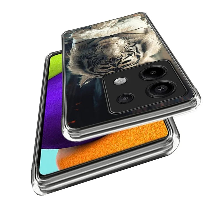 For Xiaomi Redmi Note 13 Pro 5G / Poco X6 5G Case Slim-Fit Pattern Printing TPU Back Phone Cover