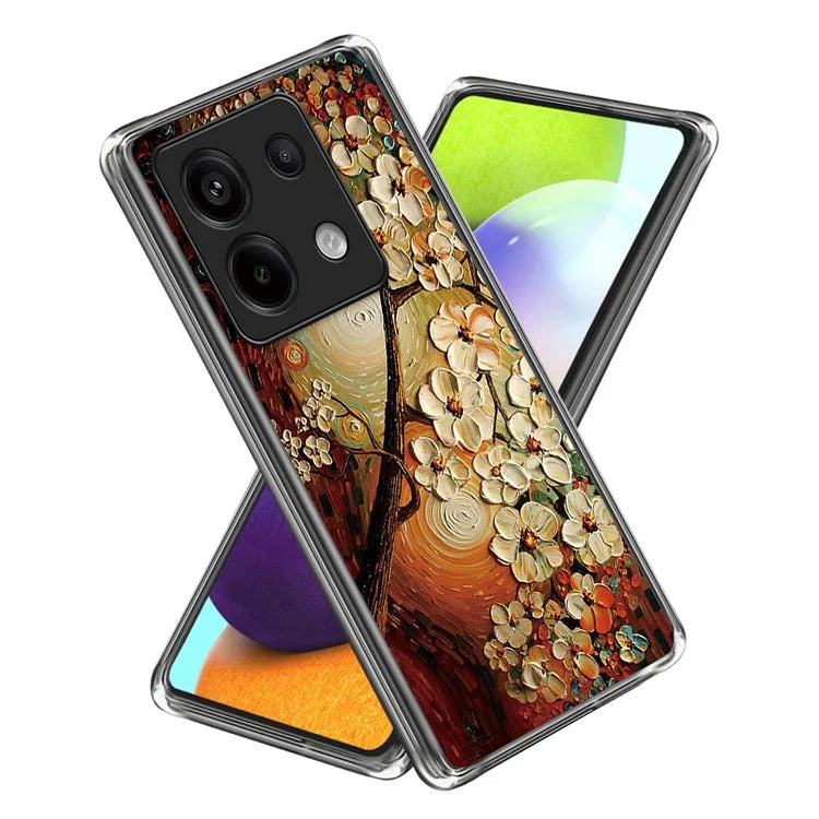 For Xiaomi Redmi Note 13 Pro 5G / Poco X6 5G Case Slim-Fit Pattern Printing TPU Back Phone Cover