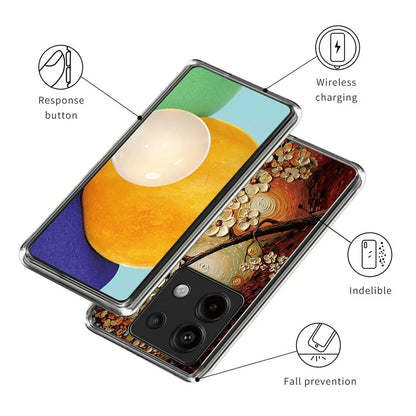 For Xiaomi Redmi Note 13 Pro 5G / Poco X6 5G Case Slim-Fit Pattern Printing TPU Back Phone Cover