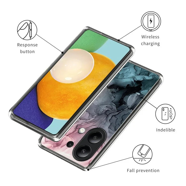 For Xiaomi Redmi Note 13 4G Slim Case Pattern Printed TPU Phone Cover