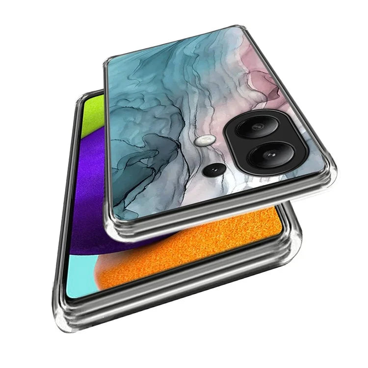 For Xiaomi Redmi Note 13 4G Slim Case Pattern Printed TPU Phone Cover