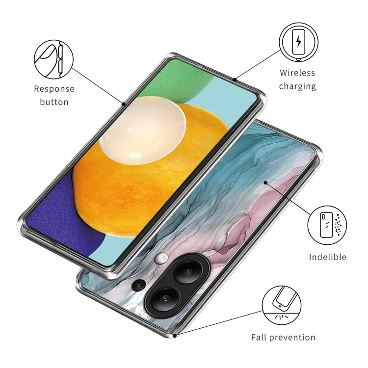 For Xiaomi Redmi Note 13 4G Slim Case Pattern Printed TPU Phone Cover
