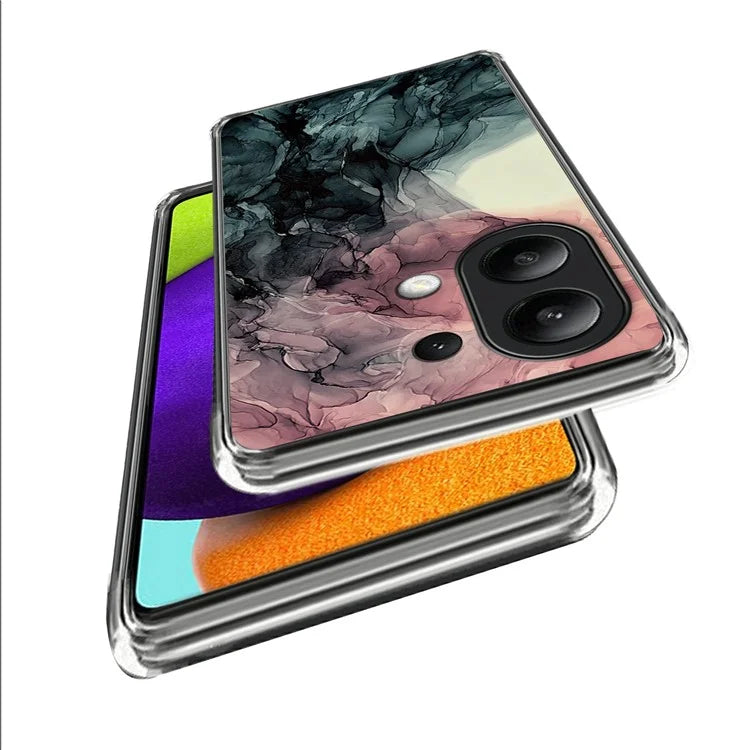 For Xiaomi Redmi Note 13 4G Slim Case Pattern Printed TPU Phone Cover