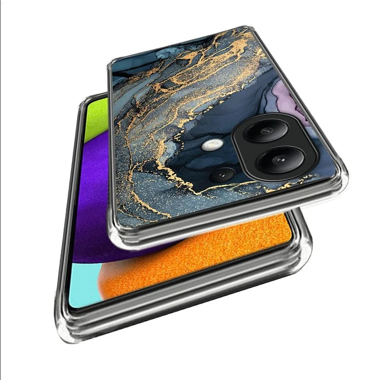 For Xiaomi Redmi Note 13 4G Slim Case Pattern Printed TPU Phone Cover