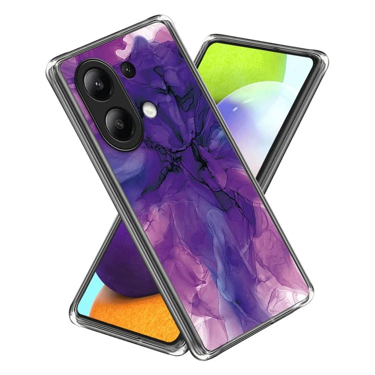 For Xiaomi Redmi Note 13 4G Slim Case Pattern Printed TPU Phone Cover