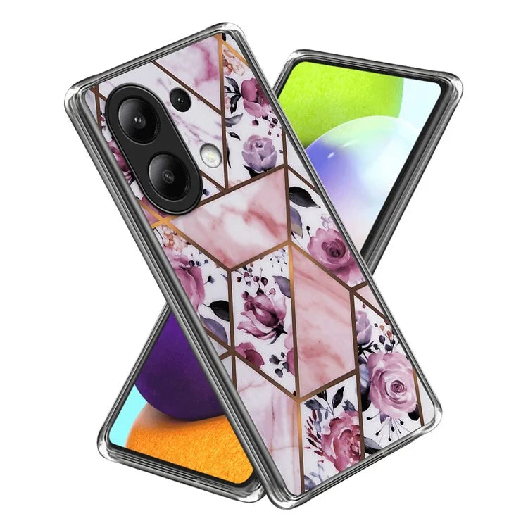 For Xiaomi Redmi Note 13 4G Slim Case Pattern Printed TPU Phone Cover