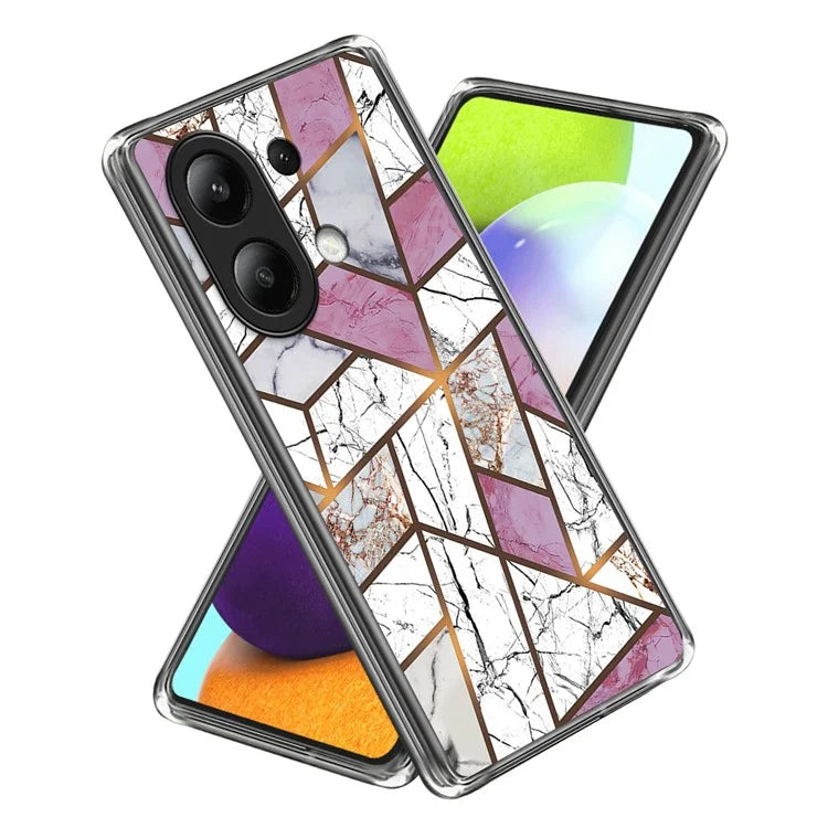 For Xiaomi Redmi Note 13 4G Slim Case Pattern Printed TPU Phone Cover