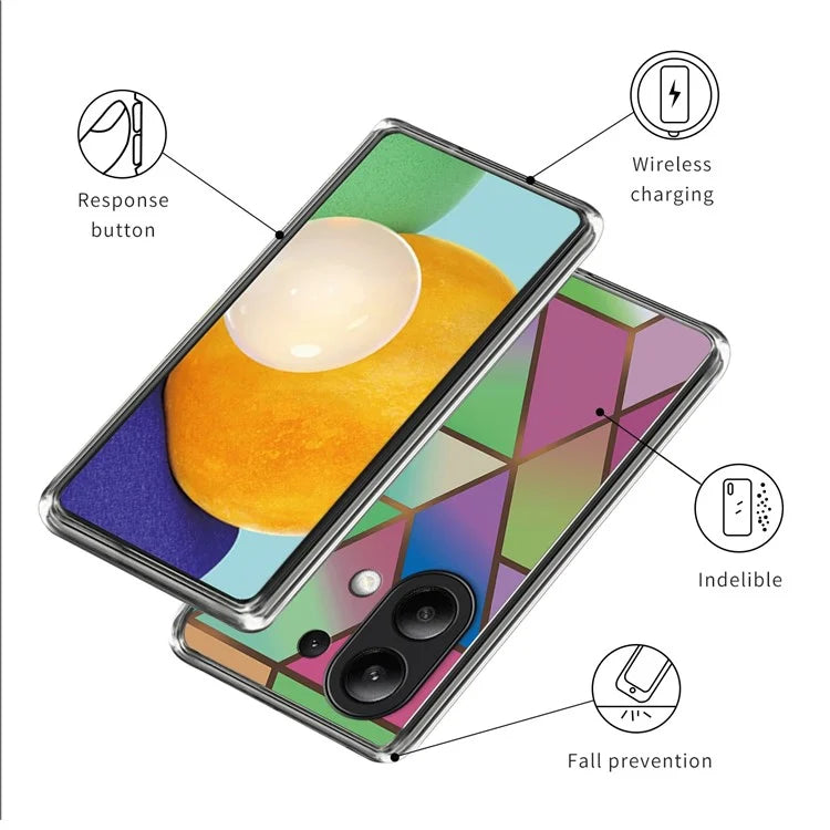 For Xiaomi Redmi Note 13 4G Slim Case Pattern Printed TPU Phone Cover