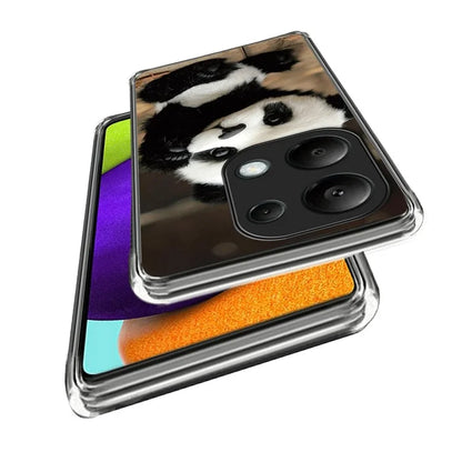 For Xiaomi Redmi Note 13 Pro 4G / Poco M6 Pro 4G TPU Case Pattern Printing Ultra-slim Protective Shell