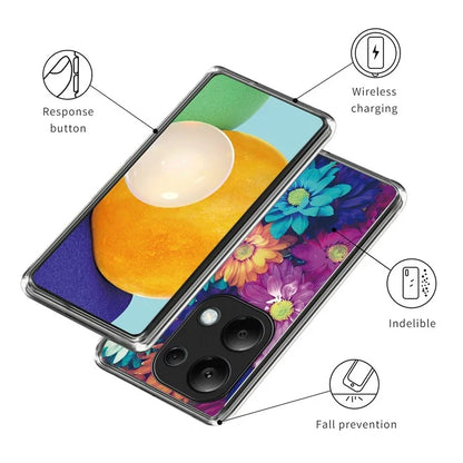 For Xiaomi Redmi Note 13 Pro 4G / Poco M6 Pro 4G TPU Case Pattern Printing Ultra-slim Protective Shell