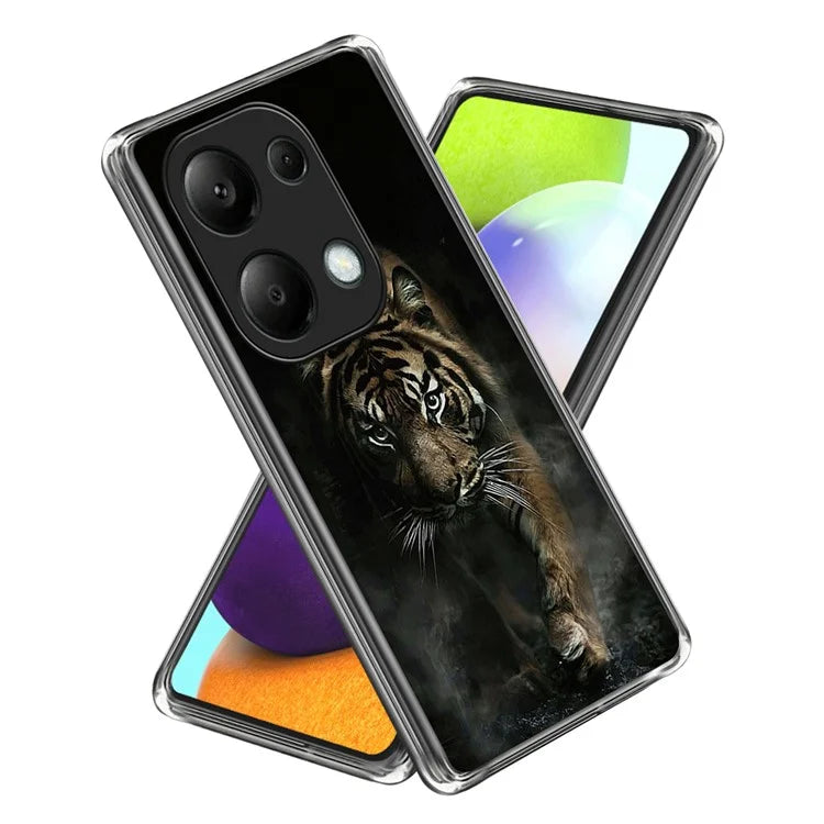 For Xiaomi Redmi Note 13 Pro 4G / Poco M6 Pro 4G TPU Case Pattern Printing Ultra-slim Protective Shell