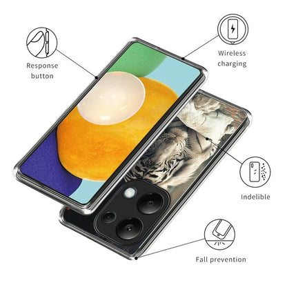 For Xiaomi Redmi Note 13 Pro 4G / Poco M6 Pro 4G TPU Case Pattern Printing Ultra-slim Protective Shell