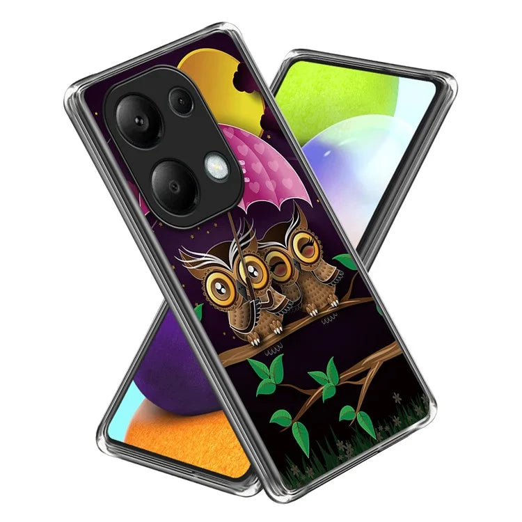For Xiaomi Redmi Note 13 Pro 4G / Poco M6 Pro 4G TPU Case Pattern Printing Ultra-slim Protective Shell