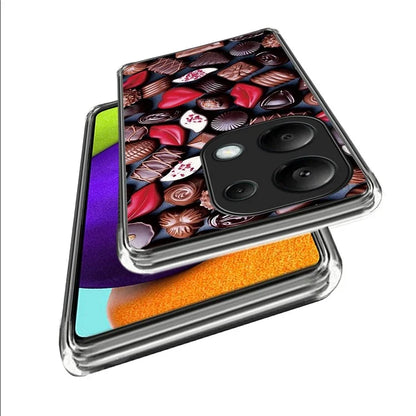 For Xiaomi Redmi Note 13 Pro 4G / Poco M6 Pro 4G TPU Case Pattern Printing Ultra-slim Protective Shell