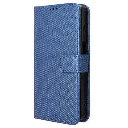 For TCL 501 Wallet Case Diamond Texture PU Leather Phone Cover with Stand