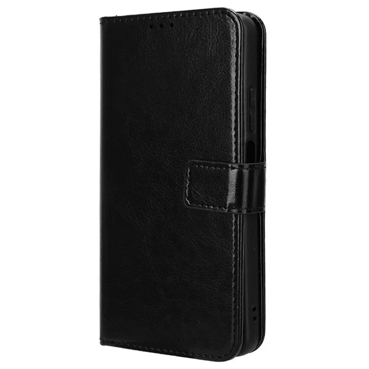 For Realme C65 4G Phone Case Wallet Stand Crazy Horse Texture Cover